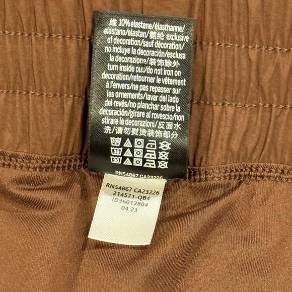 VS PINK Active High Rise Cinnamon Brown Lined Running Workout Shorts Size XL - Picture 12 of 15